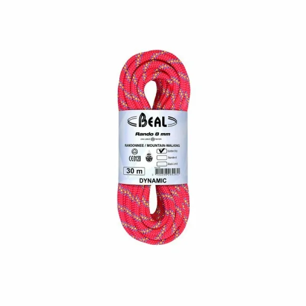 site pas cher Meilleure affaire 👍 Beal Rando 8mm Golden Dry – Corde 🛒 1