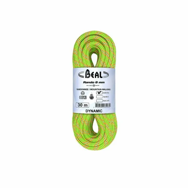 site pas cher Meilleure affaire 👍 Beal Rando 8mm Golden Dry – Corde 🛒 3