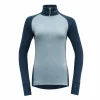 fashion pas cher Vente flash 👍 Devold Expedition 👩 Woman Zip Neck – Maillot femme ⌛ 25